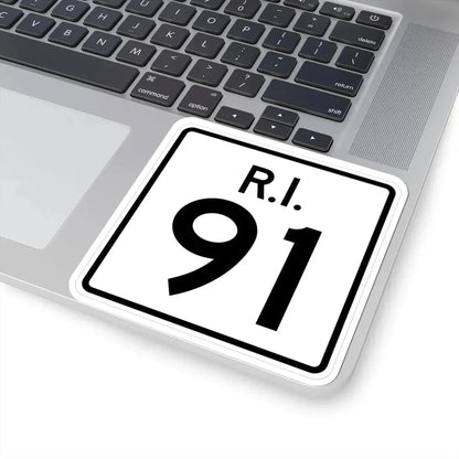 Rhode Island 91 (Rhode Island) (Road Sign) STICKER Vinyl Kiss-Cut Decal - The Sticker Space