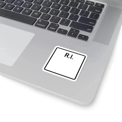 Rhode Island blank (Rhode Island) (Road Sign) STICKER Vinyl Kiss-Cut Decal - The Sticker Space