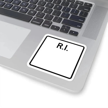 Rhode Island blank (Rhode Island) (Road Sign) STICKER Vinyl Kiss-Cut Decal - The Sticker Space