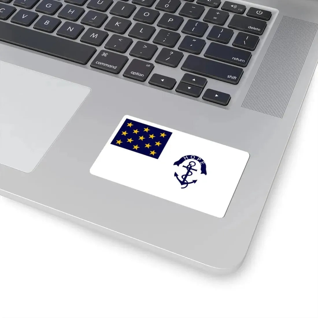 Rhode Island Regimental Flag (United States) STICKER Vinyl Kiss-Cut Decal - The Sticker Space