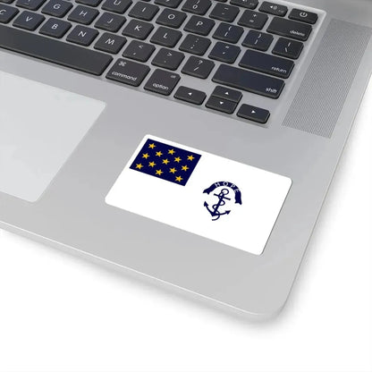 Rhode Island Regimental Flag (United States) STICKER Vinyl Kiss-Cut Decal - The Sticker Space