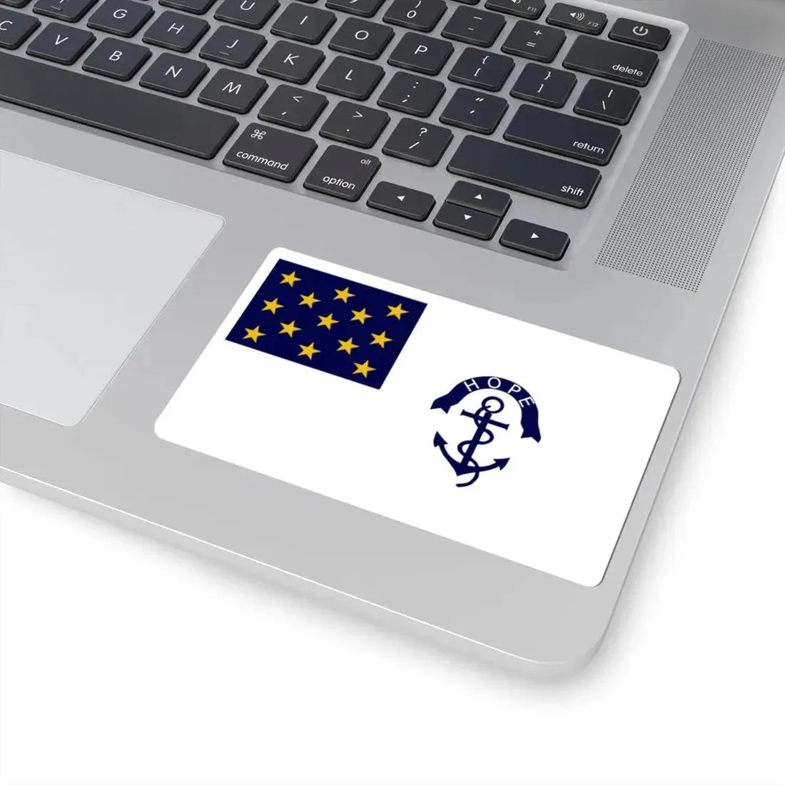 Rhode Island Regimental Flag (United States) STICKER Vinyl Kiss-Cut Decal - The Sticker Space