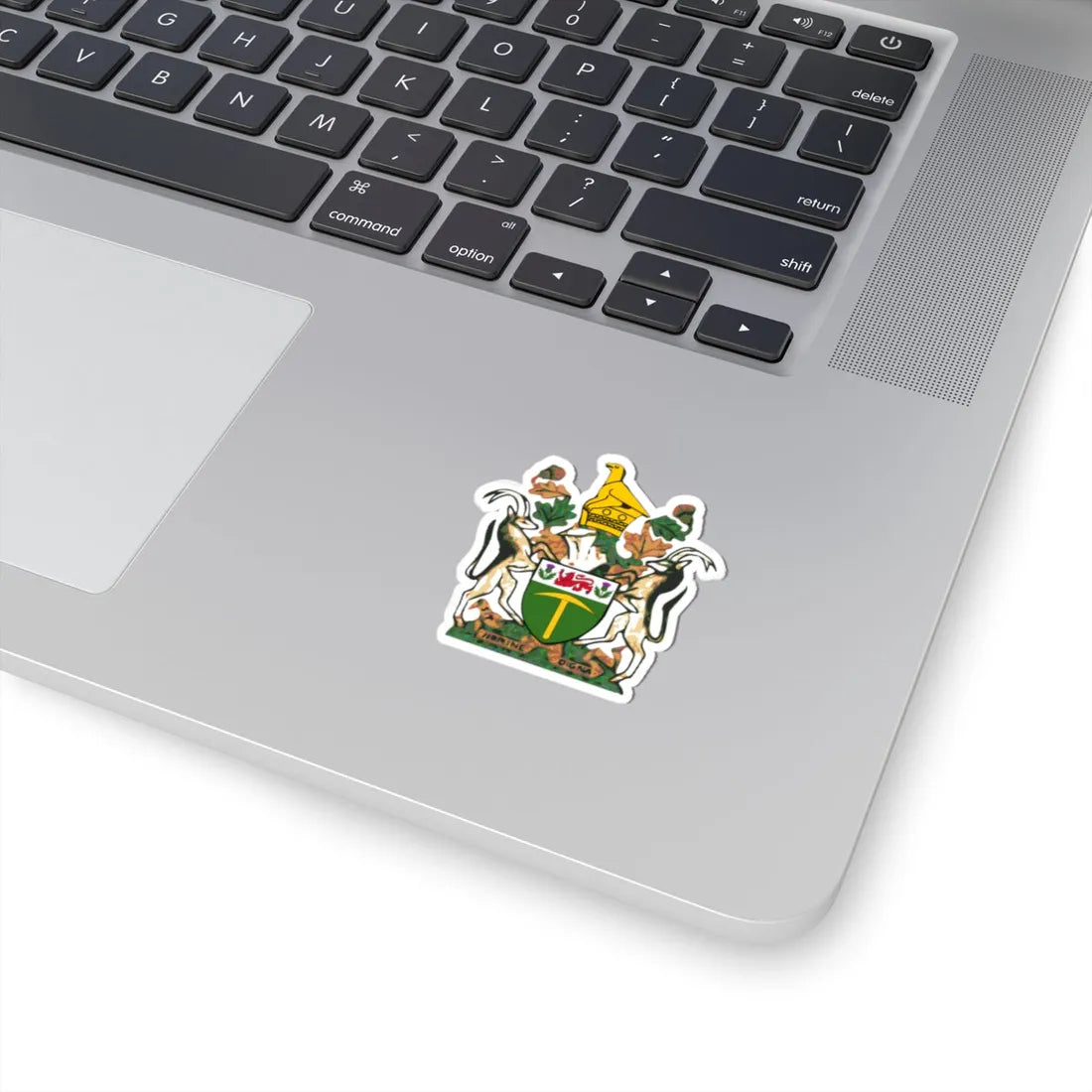 Rhodesian coat of arms Sag (Zimbabwe) (Coat of Arms) STICKER Vinyl Kiss-Cut Decal - The Sticker Space