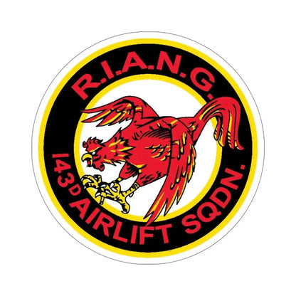 R.I.A.N.G. 143rd Airlift Sq (U.S. Air Force) STICKER Vinyl Die-Cut Decal 6 Inch - The Sticker Space