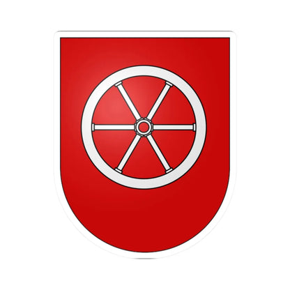 Riaz-coat of arms (Switzerland) (Coat of Arms) STICKER Vinyl Kiss-Cut Decal 2 Inch White - The Sticker Space