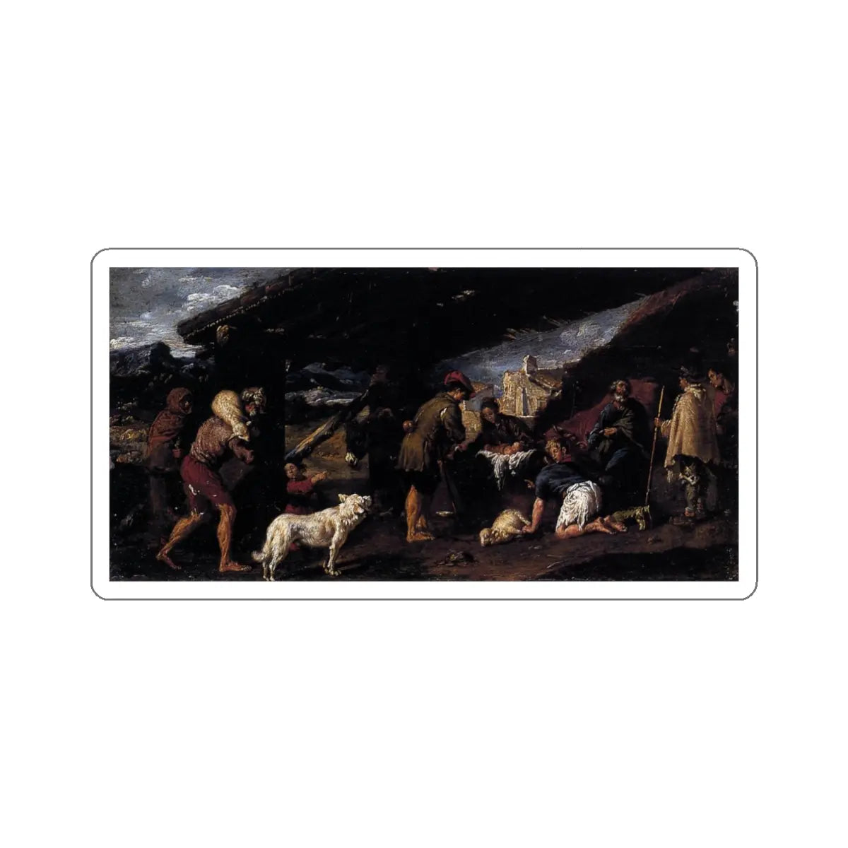SKU:15912579405845563236 Sticker types:White Shape:Die-Cut Sizes:3" × 3"