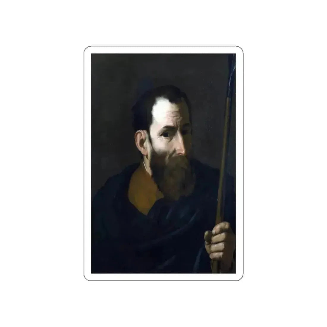 RIBERA, Jusepe de - An Apostle (Artwork) STICKER Vinyl Die-Cut Decal White Die-Cut 2 Inch - The Sticker Space