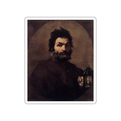 RIBERA, Jusepe de - Diogenes (Artwork) STICKER Vinyl Die-Cut Decal - The Sticker Space