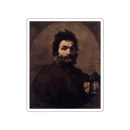 RIBERA, Jusepe de - Diogenes (Artwork) STICKER Vinyl Die-Cut Decal - The Sticker Space