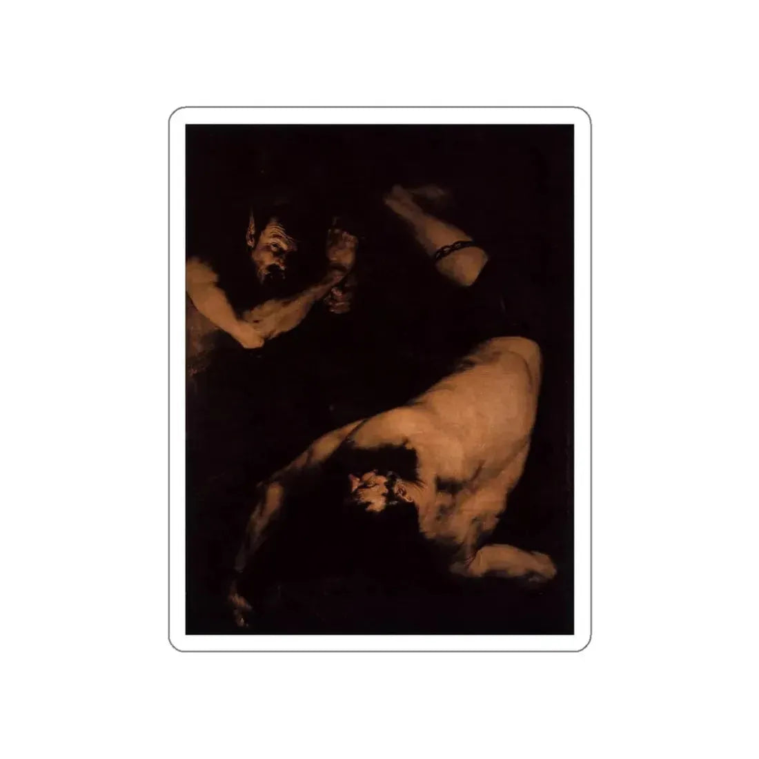 RIBERA, Jusepe de - Ixion (Artwork) STICKER Vinyl Die-Cut Decal - The Sticker Space