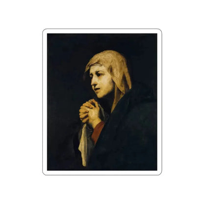 RIBERA, Jusepe de - Mater Dolorosa (Artwork) STICKER Vinyl Die-Cut Decal White Die-Cut 2 Inch - The Sticker Space