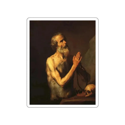 RIBERA, Jusepe de - Saint Onufri (Artwork) STICKER Vinyl Die-Cut Decal White Die-Cut 2 Inch - The Sticker Space