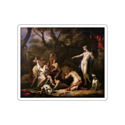 RICCI, Sebastiano - Diana and Callisto (Artwork) STICKER Vinyl Die-Cut Decal White Die-Cut 2 Inch - The Sticker Space