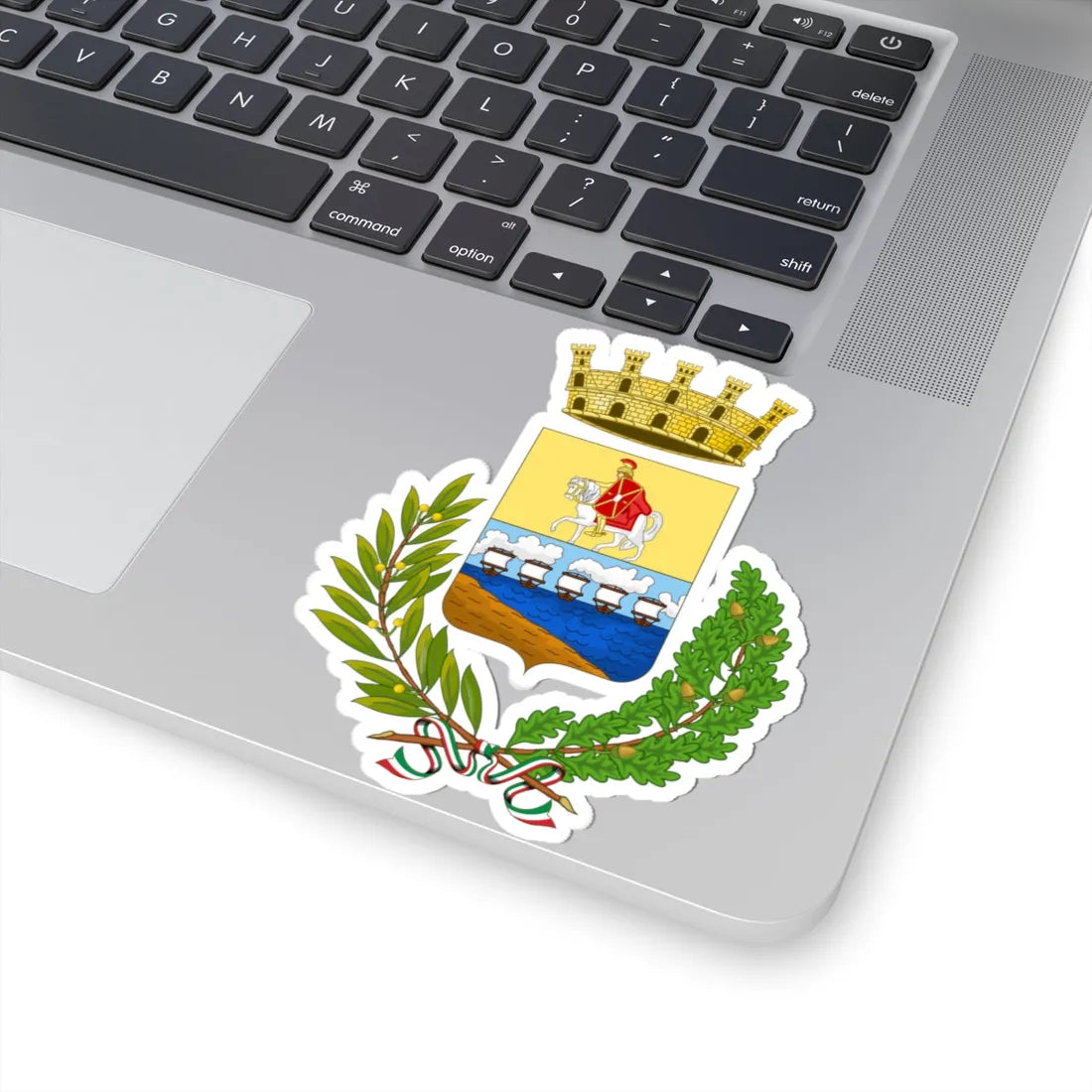 Riccione-Stemma (Italy) (Coat of Arms) STICKER Vinyl Kiss-Cut Decal - The Sticker Space