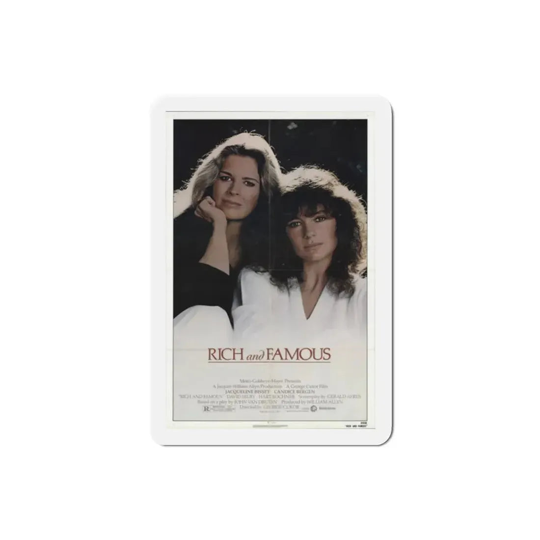 Rich and Famous 1981 Movie Poster Refrigerator Magnet 2 Inch - The Sticker Space