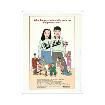 Rich Kids 1979 Movie Poster STICKER Vinyl Die-Cut Decal 2 Inch - The Sticker Space
