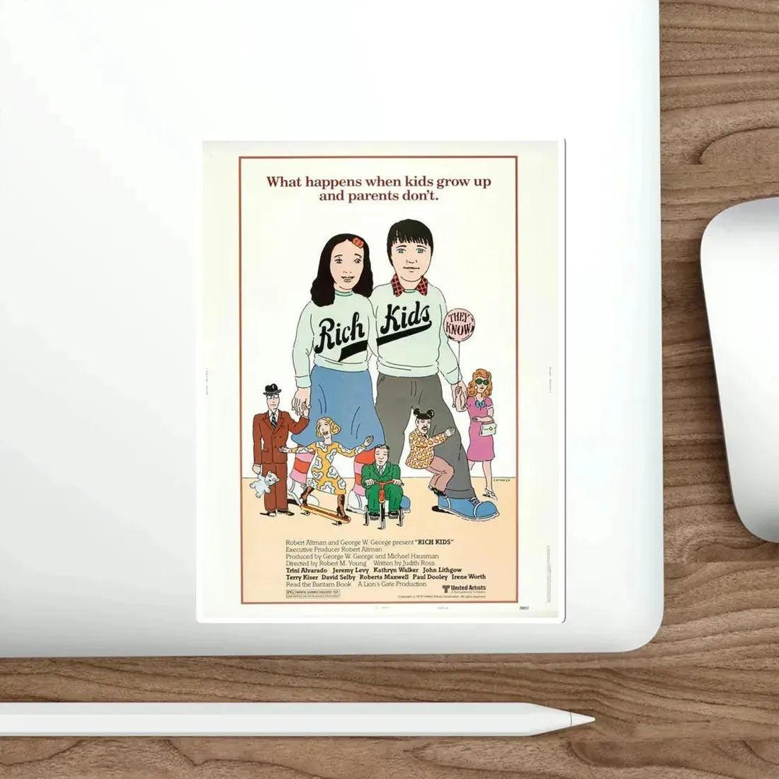Rich Kids 1979 Movie Poster STICKER Vinyl Die-Cut Decal - The Sticker Space