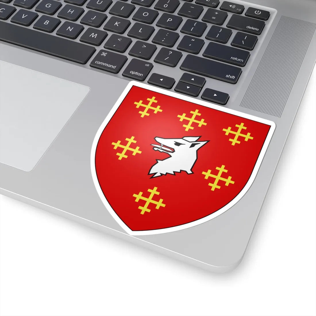 Richard dAvranches (England) (Coat of Arms) STICKER Vinyl Kiss-Cut Decal - The Sticker Space