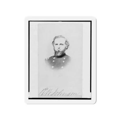 Richard W. Johnson, Union General, Bust Portrait, Facing Front (U.S. Civil War) Refrigerator Magnet 3 Inch Die-Cut - The Sticker Space