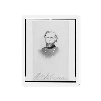 Richard W. Johnson, Union General, Bust Portrait, Facing Front (U.S. Civil War) Refrigerator Magnet 5 Inch Die-Cut - The Sticker Space