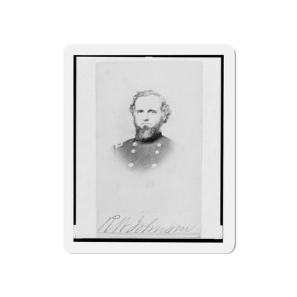 Richard W. Johnson, Union General, Bust Portrait, Facing Front (U.S. Civil War) Refrigerator Magnet-5" x 5"-The Sticker Space