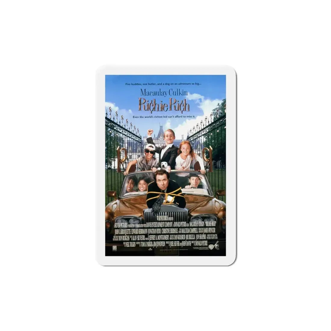 Richie Rich 1994 Movie Poster Refrigerator Magnet 5 Inch - The Sticker Space
