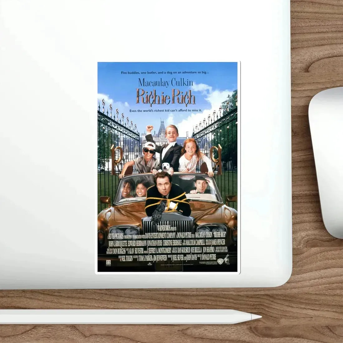 Richie Rich 1994 Movie Poster STICKER Vinyl Die-Cut Decal - The Sticker Space