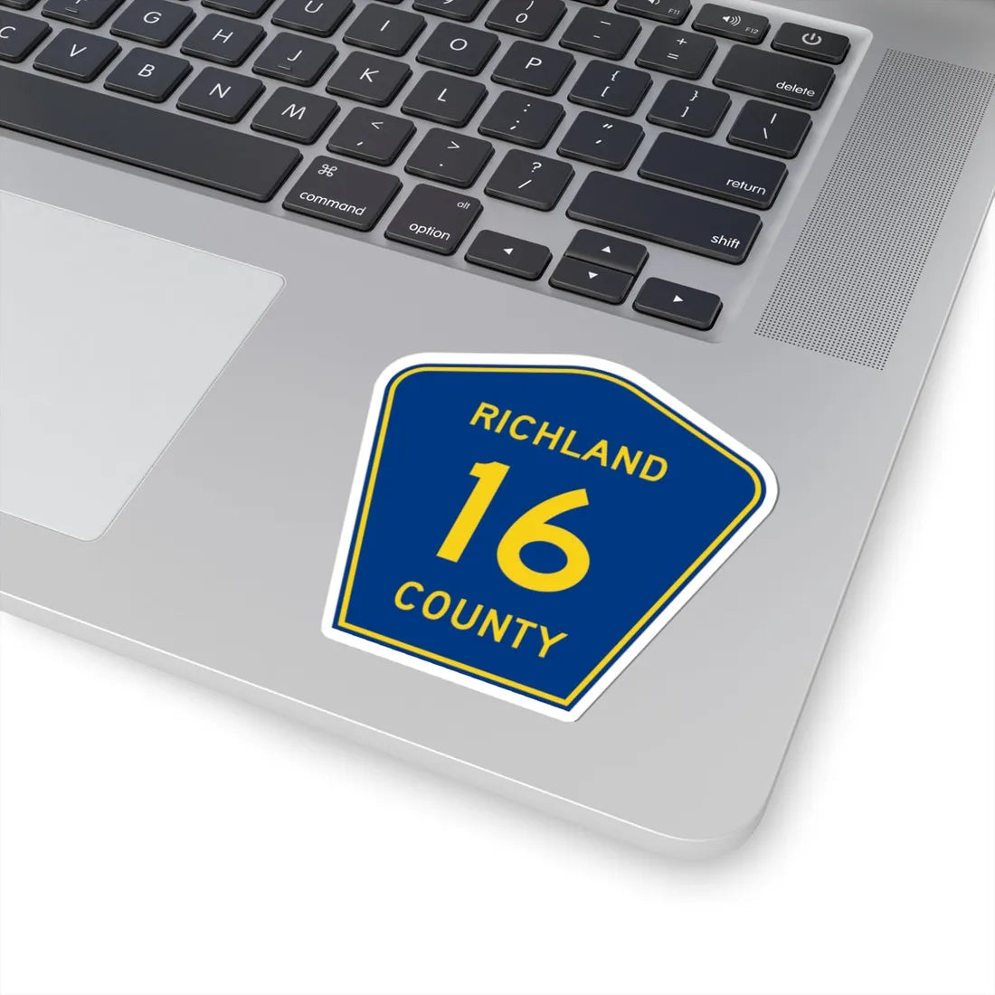 Richland County Route 16 ND (North Dakota) (Road Sign) STICKER Vinyl Kiss-Cut Decal - The Sticker Space