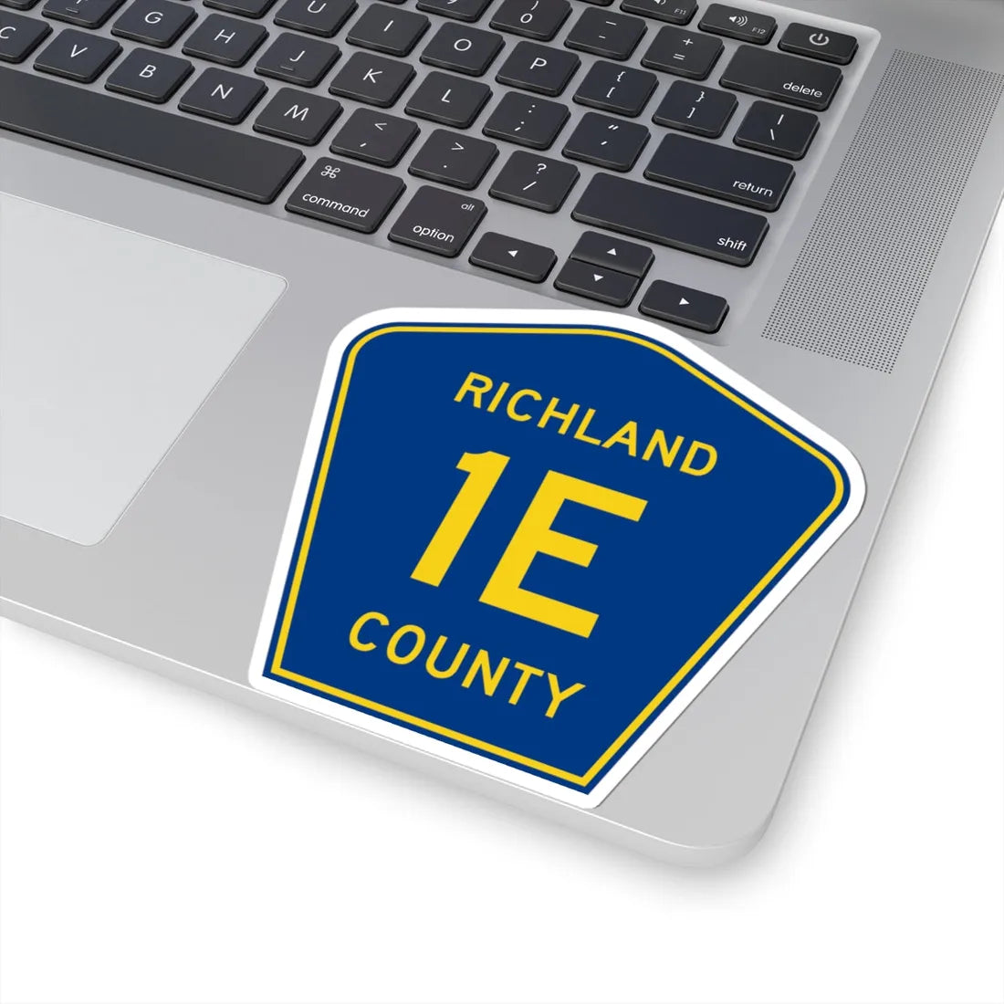 Richland County Route 1E ND (North Dakota) (Road Sign) STICKER Vinyl Kiss-Cut Decal - The Sticker Space