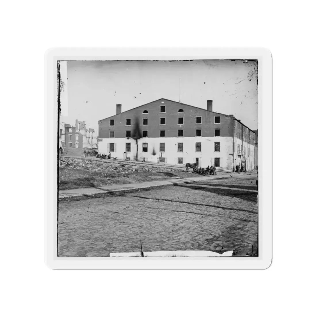 Richmond, Va. Side And Rear View Of Libby Prison (U.S. Civil War) Refrigerator Magnet - The Sticker Space