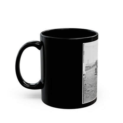 Richmond, Va. Captured Siege Guns At Rocketts 001 (U.S. Civil War) Black Coffee Mug-The Sticker Space