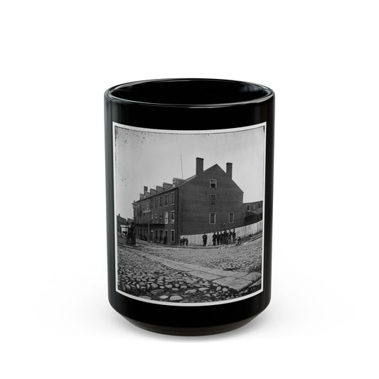 Richmond, Va. Castle Thunder, Cary Street (U.S. Civil War) Black Coffee Mug-15oz-The Sticker Space