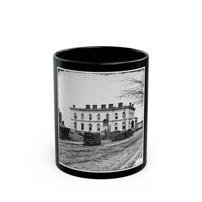 Richmond, Va. Custom House, Standing Among The Ruins (U.S. Civil War) Black Coffee Mug-11oz-The Sticker Space