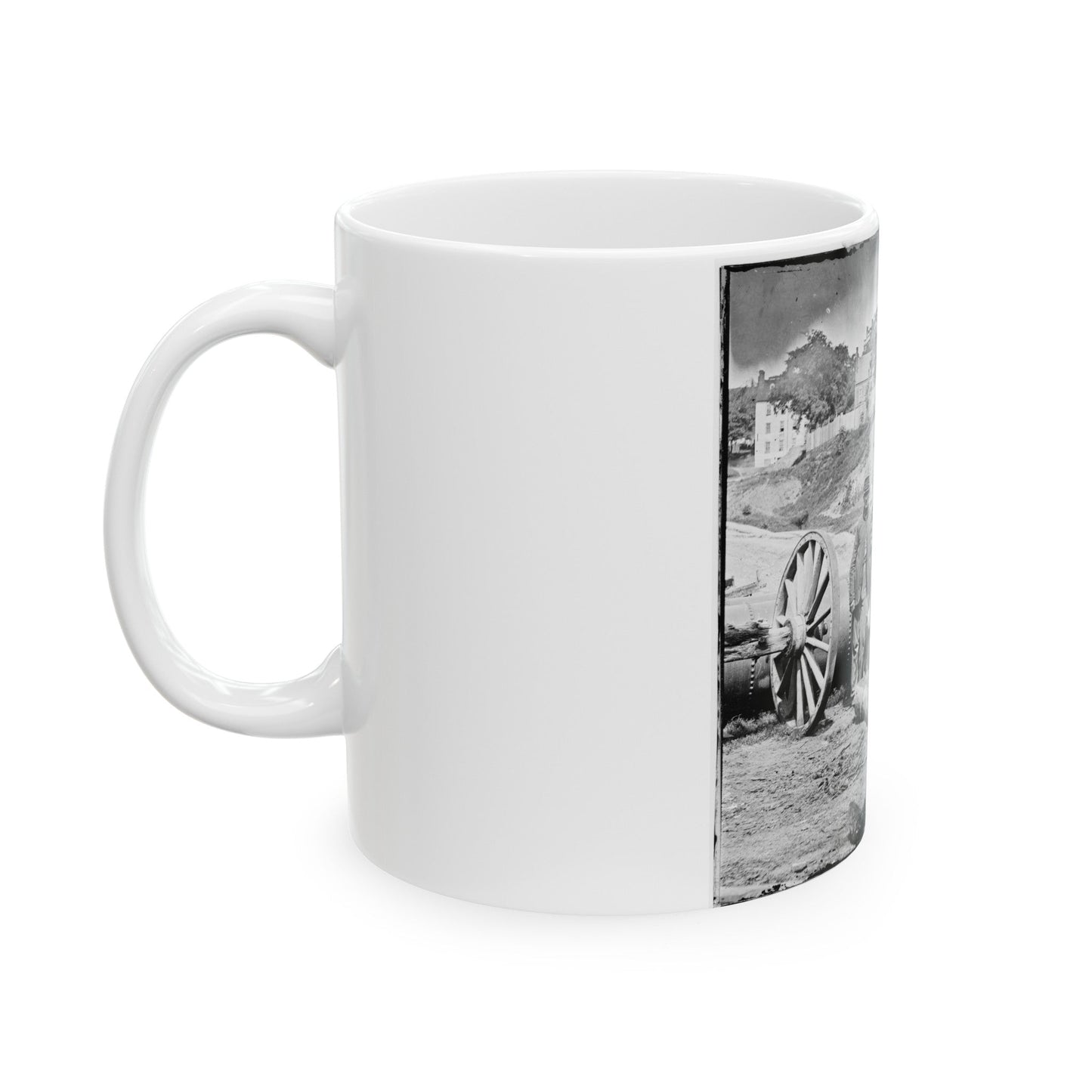 Richmond, Va. Fire Engine No. 3 (U.S. Civil War) White Coffee Mug-The Sticker Space