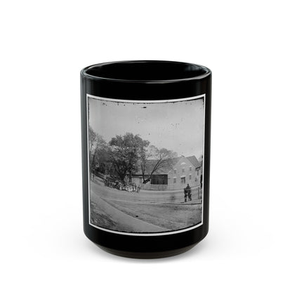 Richmond, Va. First African Church (Broad Street) (U.S. Civil War) Black Coffee Mug-15oz-The Sticker Space