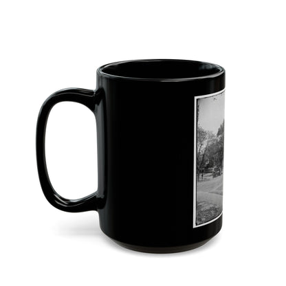 Richmond, Va. First African Church (Broad Street) (U.S. Civil War) Black Coffee Mug-The Sticker Space