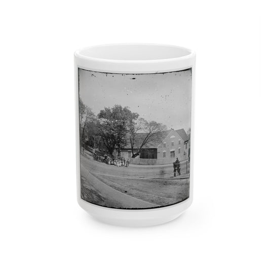 Richmond, Va. First African Church (Broad Street) (U.S. Civil War) White Coffee Mug-15oz-The Sticker Space