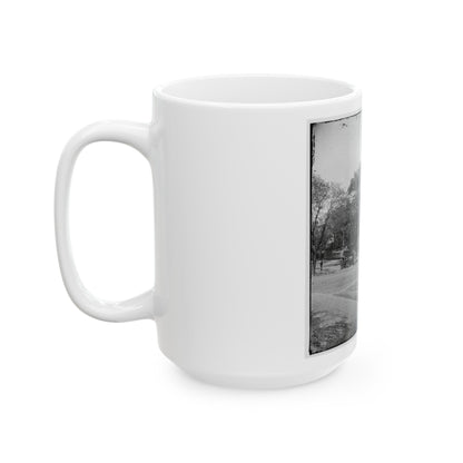 Richmond, Va. First African Church (Broad Street) (U.S. Civil War) White Coffee Mug-The Sticker Space