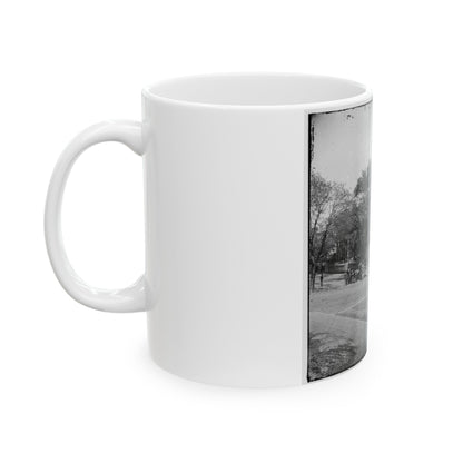 Richmond, Va. First African Church (Broad Street) (U.S. Civil War) White Coffee Mug-The Sticker Space