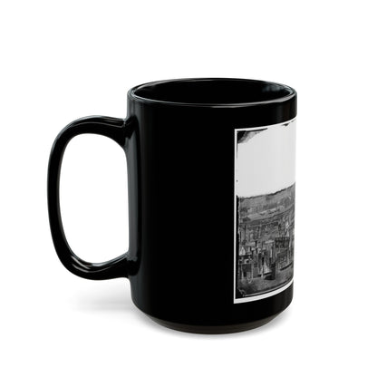 Richmond, Va. General View Of The Burned District (U.S. Civil War) Black Coffee Mug-The Sticker Space