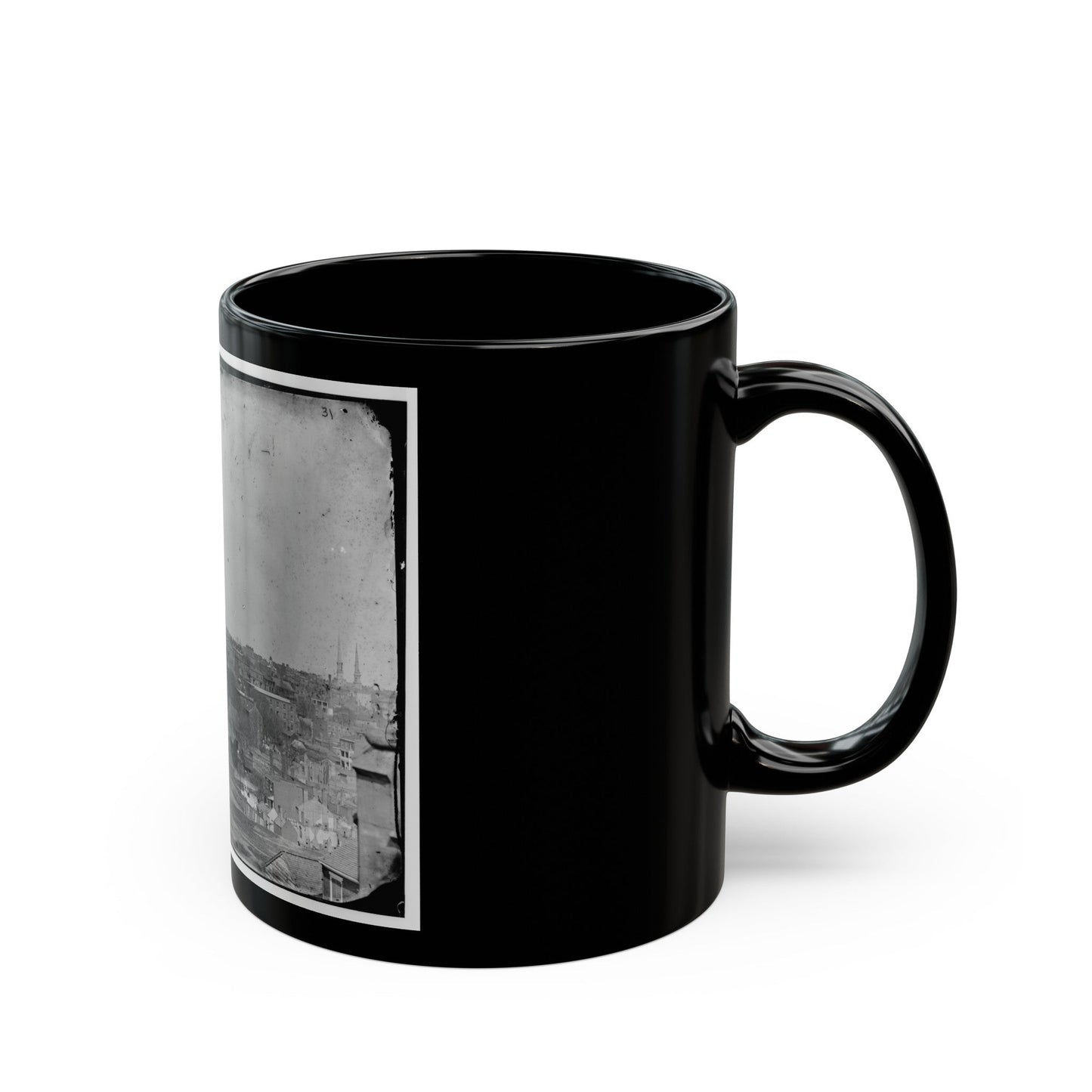 Richmond, Va. General View (U.S. Civil War) Black Coffee Mug-The Sticker Space