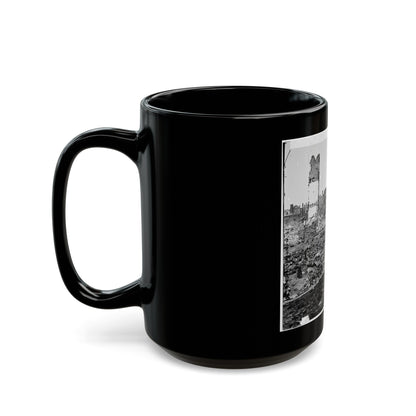 Richmond, Va. Grounds Of The Ruined Arsenal With Scattered Shot And Shell (U.S. Civil War) Black Coffee Mug-The Sticker Space