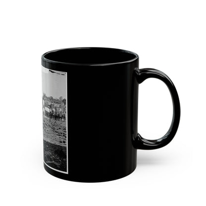 Richmond, Va. Grounds Of The Ruined Arsenal With Scattered Shot And Shell (U.S. Civil War) Black Coffee Mug-The Sticker Space