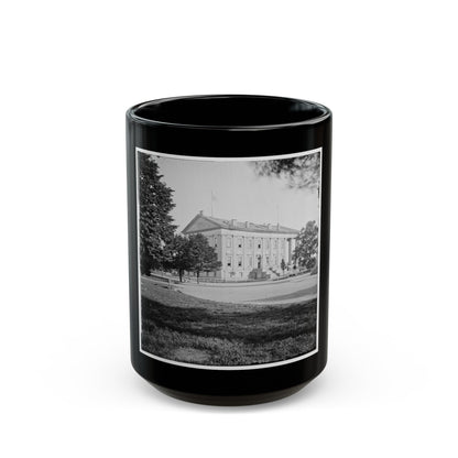 Richmond, Va. Left Side And Rear Of Capitol (U.S. Civil War) Black Coffee Mug-15oz-The Sticker Space