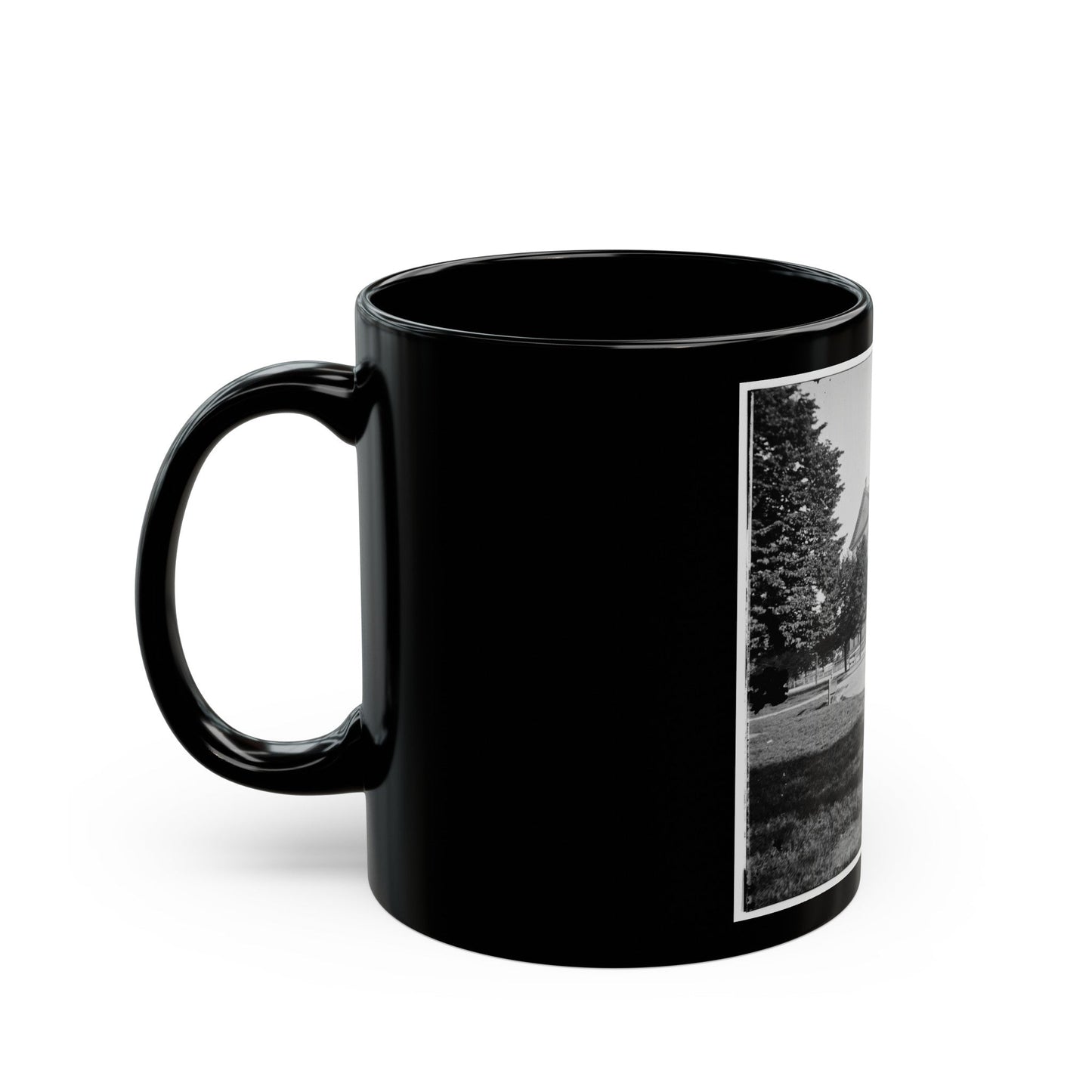 Richmond, Va. Left Side And Rear Of Capitol (U.S. Civil War) Black Coffee Mug-The Sticker Space