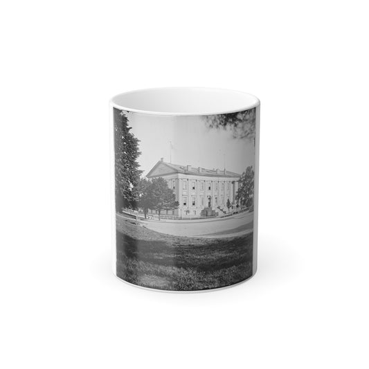 Richmond, Va. Left Side and Rear of Capitol (U.S. Civil War) Color Morphing Mug 11oz-11oz-The Sticker Space