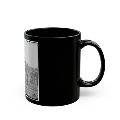 Richmond, Va. Monumental Church (U.S. Civil War) Black Coffee Mug-The Sticker Space