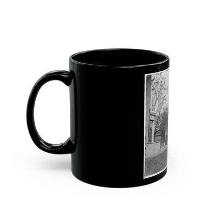 Richmond, Va. Monumental Church (U.S. Civil War) Black Coffee Mug-The Sticker Space