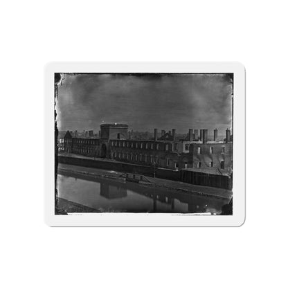 Richmond, Va. Ruins Of State Arsenal From The Canal (U.S. Civil War) Refrigerator Magnet-6 × 6"-The Sticker Space