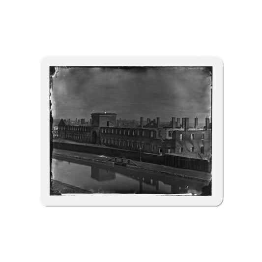 Richmond, Va. Ruins Of State Arsenal From The Canal (U.S. Civil War) Refrigerator Magnet-6 × 6"-The Sticker Space